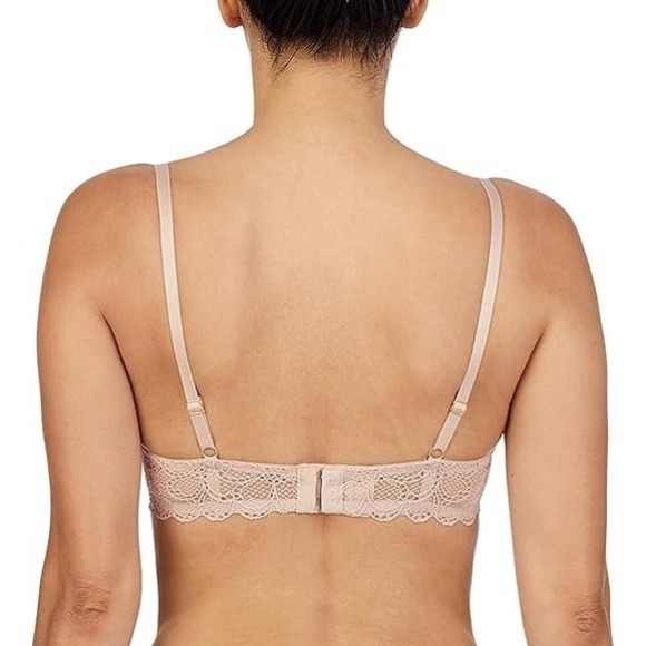 DKNY Women's Superior Lace Balconette Women's Bra - Cameo - Small - Picture 2 of 3